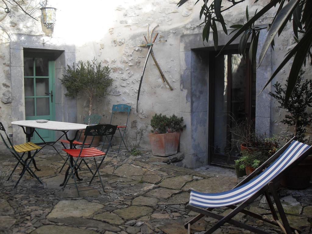 Chambre D'Hotes Les Bienvenus Lagrasse Habitación foto